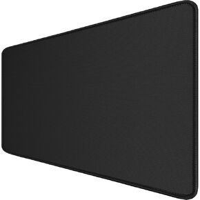 وسادة فأر ألعاب كبيرة ممتدة ، 31.5 "x15.7" حصيرة مكتب كبيرة مع قطعة قماش ذات نسج صغير فائق ، لوحة مفاتيح مقاومة للماء مع قاعدة غير قابلة للانزلاق ، وسادة مكتب كمبيوتر محمول للألعاب المنزلية المكتبية ، الأسود
