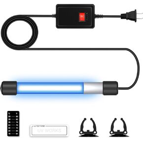 U-V Aquarium Clean Light Algae Removal LED Light Waterproof for Fish Tank Pond Aquarium (5W)