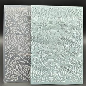 مجلد النقش البلاستيكي A6 SEAGE SEA SEAL TOPATE PASTER PAPARTS PLASTER ANCENTERES ANCELIS