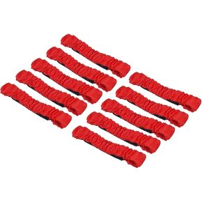 Batikil 3 Beads Beads ، 10 Pack Signal Tie for Outdoor Birthday Party Field Day Carnival Relay Game ، Red