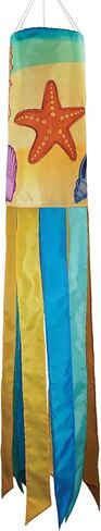 في Breeze Seashell Windsock بحجم 40 بوصة ، Windsock الشاطئ الخارجي ، 5196 in Kuwait