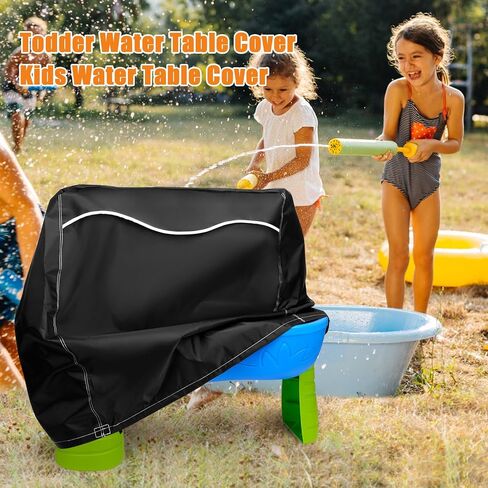 Kids Water Table Cover for Step 2 Rain Showers Splash Pond Water Table, Outdoor Waterproof Anti-UV Kids Water Play Table Cover (Pink) in Saudi Arabia