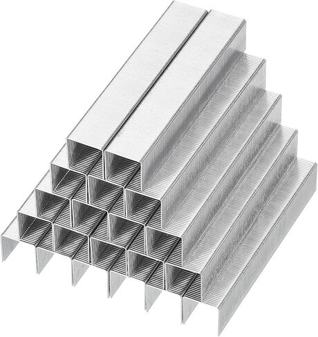 PATIKIL 23/8 Staples for Stapler, 2Box 2000pcs 5/16" Leg Length Standard Flat Clinch Chisel Point Staples Jam-Free for Office Desktop Home Supplies, Silver in Kuwait