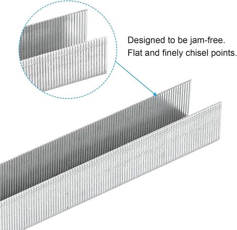 PATIKIL 23/8 Staples for Stapler, 2Box 2000pcs 5/16" Leg Length Standard Flat Clinch Chisel Point Staples Jam-Free for Office Desktop Home Supplies, Silver in Kuwait