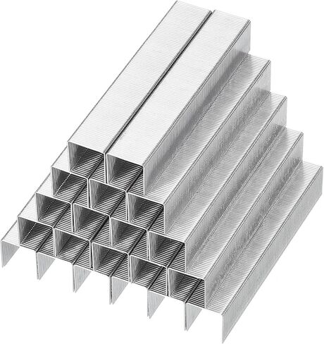 PATIKIL 23/8 Staples for Stapler, 2Box 2000pcs 5/16" Leg Length Standard Flat Clinch Chisel Point Staples Jam-Free for Office Desktop Home Supplies, Silver in Kuwait