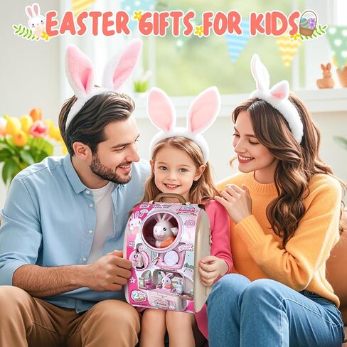 شيميرا فتاة ألعاب الهدايا لمدة 2 3 4 5 6 سنوات ، ألعاب فتاة صغيرة ، ألعاب الأرنب للأطفال ، هدايا عيد الفتيات ، ألعاب رعاية الحيوانات الأليفة مع لعبة Bunny & Storage Propack in Kuwait