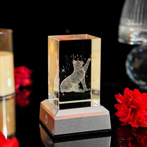 3D Dolphin Heart Crystal Ball Night Lights & Figurines - Snow Globe Sphere Paperweight with LED Base, Home Office Decor Gifts for Women, Girls, Couples on Birthday, Mothers Day, Wedding - 3.15"/8CM in Kuwait