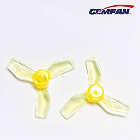 Gemfan 31mm 1219 3-Blade Propellers with 1.0 mm Center Hole for Micro Tiny Whoop FPV Racing Quadcopter (Blue & Red, 16pcs - 8CW 8CCW) in Kuwait