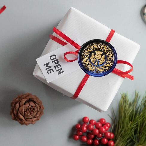 طقم ختم Swangsa Celtic Wax Seal مع حبات شمع الختم 450pcs ، 2 الأقلام والملعقة لحفل الزفاف ، الدعوات ، البطاقات ، المغلف ، عيد الميلاد in Kuwait