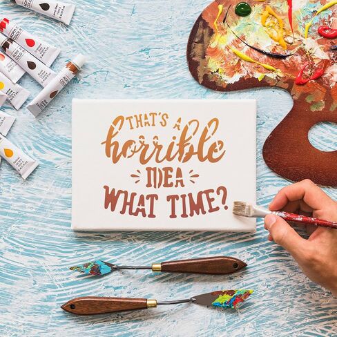 Sarcastic Stencils for Crafts Reusable 3inch Funny Painting Stencil Drawing Templates for Wood Sign DIY Crafts Fabrics Decor in Saudi Arabia
