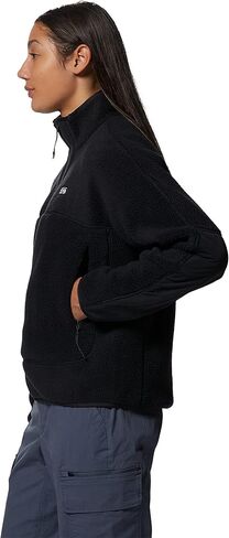 Mountain Hardwear Women's HiCamp Fleece Printed Hoody, Clay Earth Zig Zag Print (US, Alpha, Medium, Regular, Regular) in Kuwait