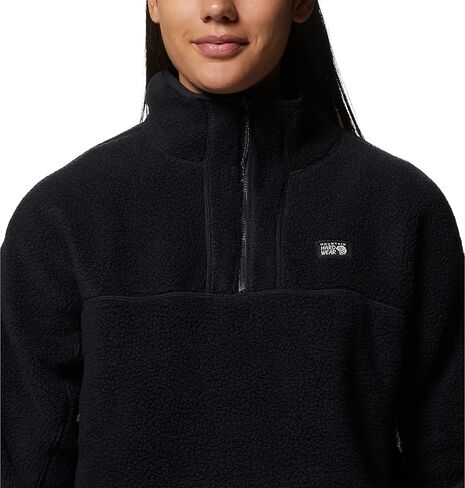 Mountain Hardwear Women's HiCamp Fleece Printed Hoody, Clay Earth Zig Zag Print (US, Alpha, Medium, Regular, Regular) in Kuwait