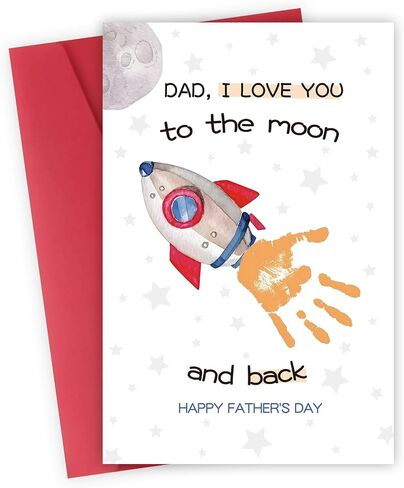 Funny Father's Day Card for Dad, Happy Fathers Day Gift Cards from Daughter Son Kids, Father's Day Gift in Saudi Arabia