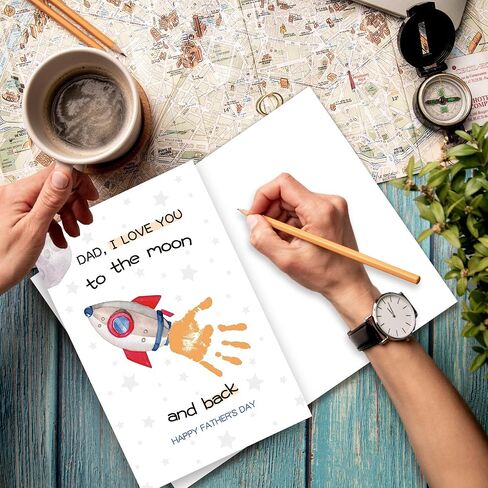 Funny Father's Day Card for Dad, Happy Fathers Day Gift Cards from Daughter Son Kids, Father's Day Gift in Saudi Arabia