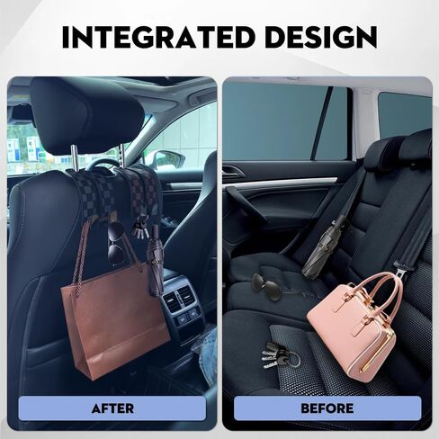 Car Hook for Co-Pilot Glovebox, Universal Vehicle Glove Box Organizer for Umbrella Handbag Coat(Black) in Saudi Arabia