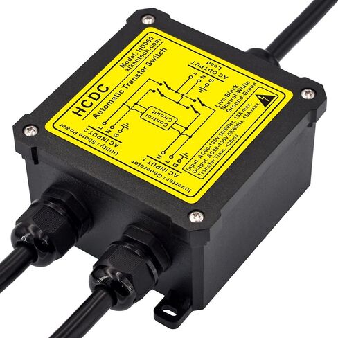 AC120V 15Amp Automatic Transfer Switch, ATS Auto Transfer Switch, HD060 in Saudi Arabia