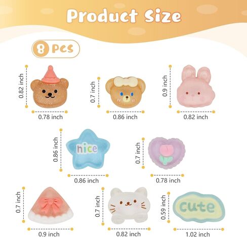 Dotit Binder Charms, Cute Charms Holey Binder Notebook | Dotit (Cute Animal) in Saudi Arabia