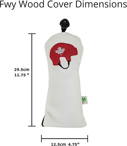 Foretra - Limited Edition Hockey Helmet Canada Hybrid Headcover - Tour Quality Golf Club Cover - Style and Customize Your Golf Bag in Kuwait