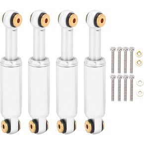 RC Car Shock Absorber, RC Upgrade Parts Metal Oil Shock Absorber Damper for SCX24 90081 1/24 RC Crawler Car(Silver)