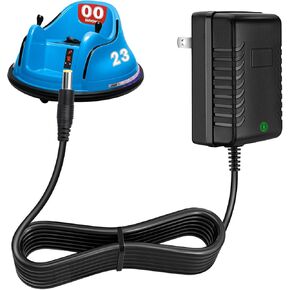 شاحن 6V للأطفال ركوب على ألعاب 6V Charger Charger Kidzone Flybar Bumper Cars Charger Charger for Ride On Best -Choice Products Powered Accessories