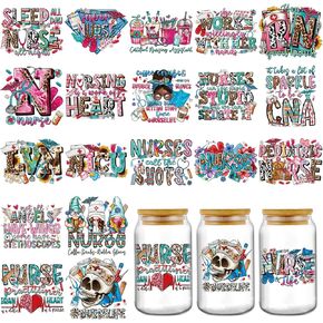 Boho Teacher UV DTF Stickers - 20 Sheets Thank You Teacher UV DTF Cup Wraps for 16 oz Glass Water Bottle, Glasses Pencil Book Transfers Sticker Decals DIY Coffee Mug Decor Holiday Gifts for Teachers