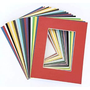 لوحة زائد Max Mat بـ 25 لونًا لحزمة تأطير الصور من 25. (4x6 بوصة)