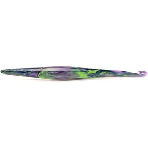 خطاف الكروشيه Furls ، Galaxy Borealis Streamline ، Hooks Crochet 7 "(4.50mm G+)
