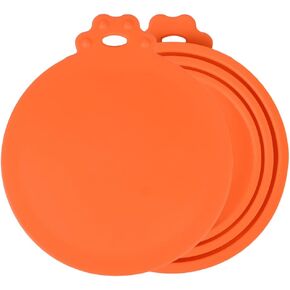 2 عبوات أغطية الحيوانات الأليفة Can Lids و Cute Food's Safe BPA Free and Dishwasher Safe ، يمكن أن يغطي أكثر الكلاب ذات الحجم القياسي والقطط المعلبة