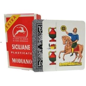 Modiano Siciliane N96 أوراق اللعب الإقليمية الإيطالية - 1 سطح السفينة