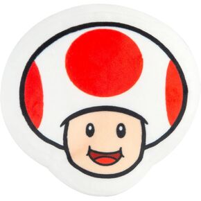 Club Mocchi Mocchi- Super Mario Plush - Thwomp Plushie - Squishy Mario Toys - Plush Collectible Mario Figures - Soft Plush Toys and Mario Room Decor - 6 inch