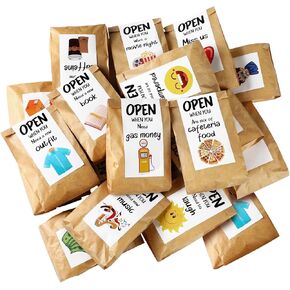 Zhanmai 24 PCS مفتوحة عندما تتظاهر رعاية الحزم لابن الابنة الطالب الجامعي مفتوحة عندما تتظاهر لصديق صديق صديقته GOST هدية ترك هدية المنزل هدية طويلة المدى هدية