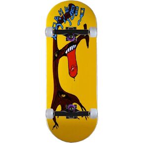 ألواح التزلج على Fingerboards Pro (NW9.0 Kickflip Deck 98mmx34mm 5 طبقة اللون من Maple Wooden Wooden)+(NW Prince 34mm Trucks)+(NW II Logo Wheels) (Fance)