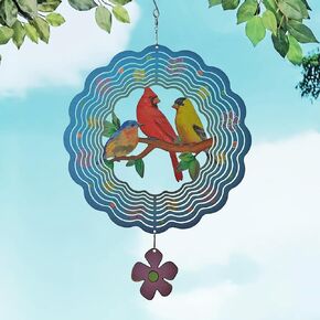 Rooster Wind Spinner,Metal Wind Spinners for Outdoor,3D Double Sided Hanging Chicken Decor for Indoor,Outdoor,Unique Gifts for Women