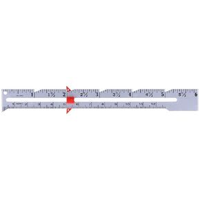 Sewing Gauge Measuring Sliding Gauge Fabric Quilting Ruler Aluminum Alloy Measuring Tool Knitting Crafting Sewing Hemming Sewing Ruler Tool,Measuring Tool