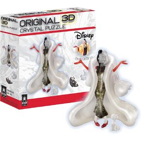 Bepuzzled ، Disney Cruella de Vil Deluxe 3D Crystal Puzzle ، مثالية للبغازرة الذين تتراوح أعمارهم