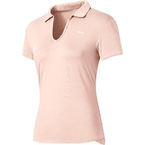 Willit Women's Tennis Shirts Quick Dry Golf Polo Shirts Short Sleeve Active Workout Shirts UPF 50+ Running Tops in Kuwait
