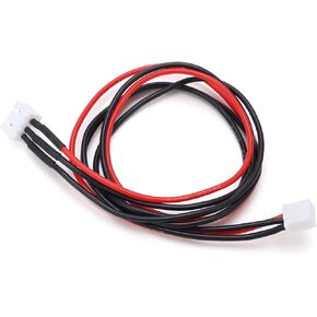 2S توازن توازن سلك الرصاص 408 مم لتوازن Lipobattery شحن 20AWG السيليكون سيليكون بطيارية توازن الشاحن شاحن الشاحن سلك الرصاص JST-XH ، 42 سم/16.5 "(KST-023)