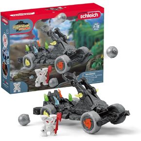Schleich Eldrador Creatures Action Figure Toys for Boys and Girls ، Truck Truck with مع مخلوقات صغيرة ، تتراوح أعمارهم بين 7+