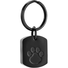 RIPFEVURN Pet Cremation Jewelry Dog Cat Paw Urn Keychain for Ashes for Women Men Memorial Keepsake Pendant