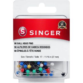 دبابيس رأس مغنية Ball Point Color ، 90 مترًا