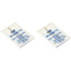 Schmetz Double Denim/Jeans Machine Needle Size 4.0/100 1CT (حزمة 2)