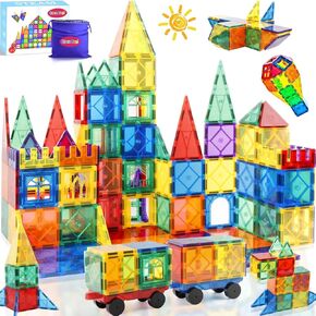 Ultimate Magnetic Tiles Toddler Games for Kids: Montessori Sensory Toys, Classroom Must-Haves, Toddler Boy Toys, and Outdoor Fun for Boys and Girls Ages 3-7. Building Toys for Children
