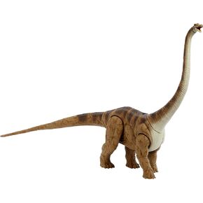 مجموعة Mattel Jurassic World Legacy Collection The Lost World: Jurassic Park Mamenchisaurus لعبة ديناصور كبيرة مع اللعب المادي والرقمي