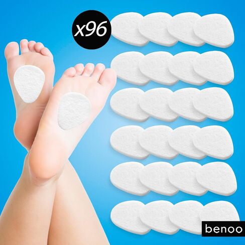 Metatrsal Pads (12 Pack) Felt Foot Pads for Pain Relief for Women & Men [1/4" Thick] Ball of Foot Cushions, Metatarsalgia, Forefoot and Sole Support, Mortons Neuroma in Saudi Arabia