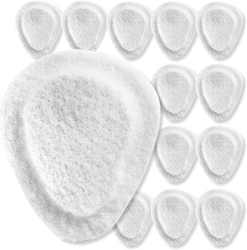 Metatrsal Pads (12 Pack) Felt Foot Pads for Pain Relief for Women & Men [1/4" Thick] Ball of Foot Cushions, Metatarsalgia, Forefoot and Sole Support, Mortons Neuroma in Saudi Arabia