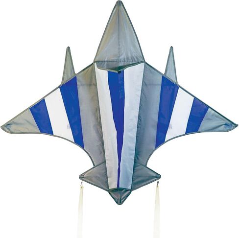 In the Breeze Jet Kite, Easy-Flying Plane Kite with Color-Coordinated Streamer Tails in Saudi Arabia