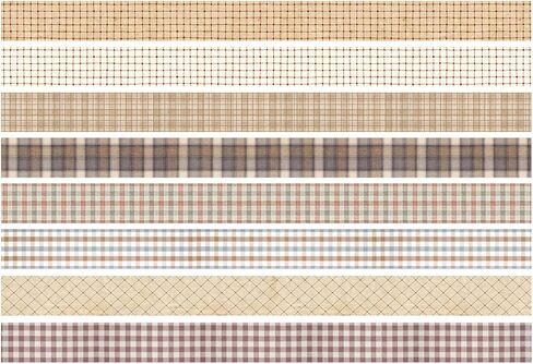 مجموعة Washi Tape Vintage 8 لفات رفاهية رفيعة زخرفية أنماط عتيقة الأشرطة للفنون ، الحرف اليدوية ، المجلات ، المخططين ، سجل القصاصات ، التفاف (منقوشة الرجعية) in Kuwait