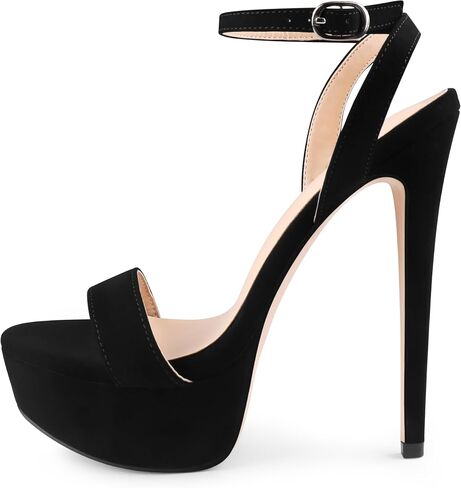 MERUMOTE Women's Platform Heels Sky High Heel Sandals Party Bridal Evening Shoes in Saudi Arabia