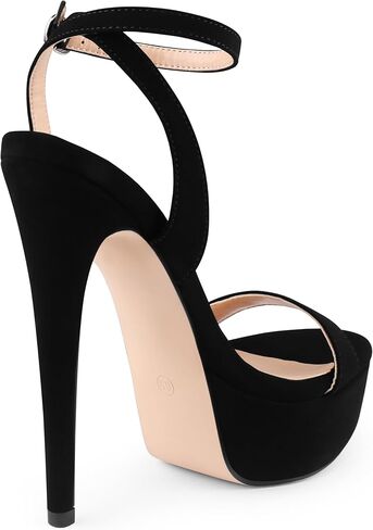 MERUMOTE Women's Platform Heels Sky High Heel Sandals Party Bridal Evening Shoes in Saudi Arabia