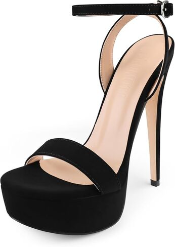 MERUMOTE Women's Platform Heels Sky High Heel Sandals Party Bridal Evening Shoes in Saudi Arabia